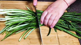 During the season, I always prepare this YUMMY from GREEN ONIONS! Very tasty, and most importantly s