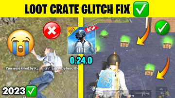 😤PUBG Mobile Lite Loot Crate Glitch Fix | How To Fix Loot Crate Problem In PUBG Mobile Lite 🔥
