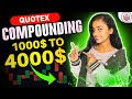 How to win every trade in qoutex   power of compounding in quotex  quotex live trading 