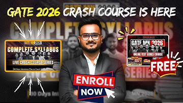 Most Awaited GATE 2026 Crash Course Is Here!! | Start your preparation today | Mining Gyan