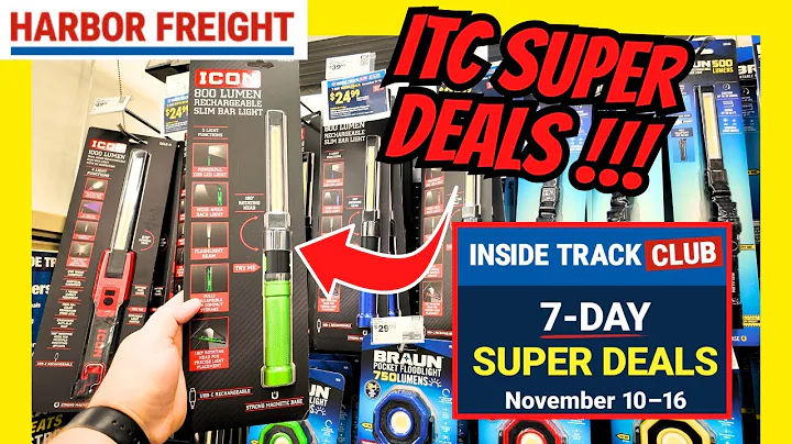 Harbor Freight's 7 Day ITC Super Deals You Can't Miss! Nov 10-16th