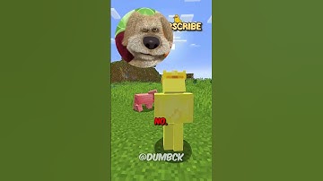 Minecraft, but Talking BEN controls my game! ⛏️ #shorts