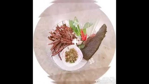 Thưởng thức khô trâu gác bếp chuẩn Tây Bắc