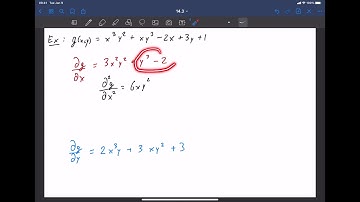 14.3 Part 3 - Higher Order Partial Derivatives