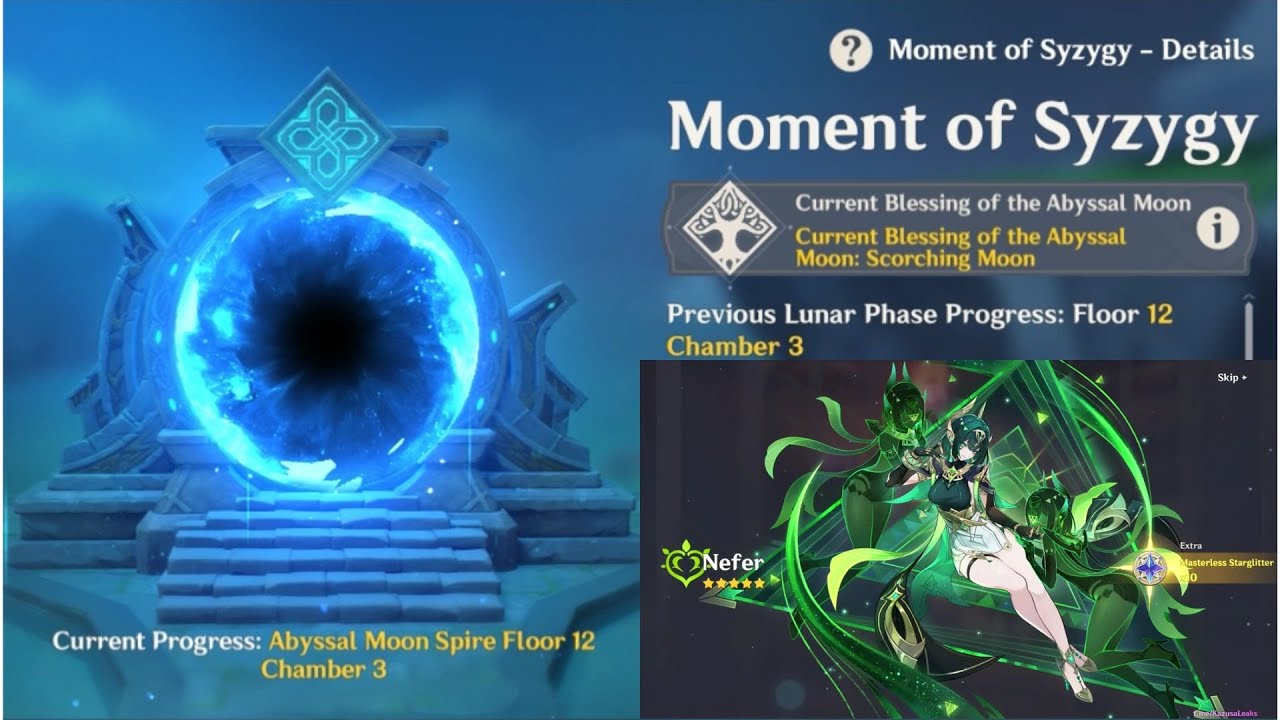 [Genshin Impact] Wishing For Nefer + Spiral Abyss - YouTube