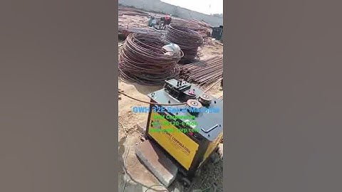 GWH32E Spiral Rebar Bending Machine