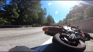 Yamaha R1 crash | Genting Highland Downhill