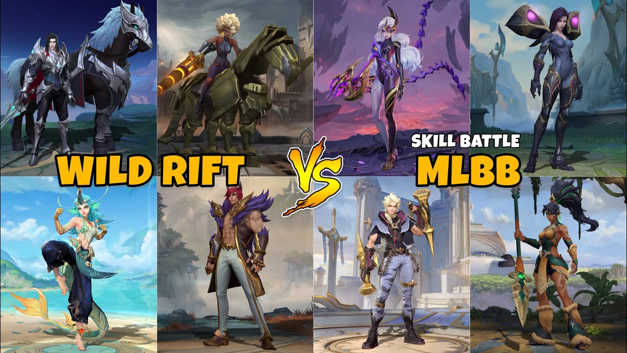 League of Legends: Wild Rift vs Mobile Legends Bang Bang - Ultra HD Graphics Comparison!