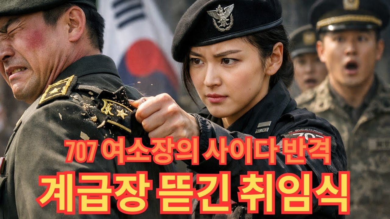 뺨 때린 상관에게 707 여소장의 사이다 반격, 취임식 날 계급장 뜯긴 레전드 참교육