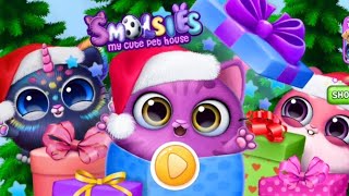 Smolsies - My Cute Pet House Beautiful Cute Friends New Update Christmas Snowy Beautiful Day