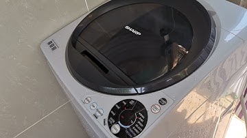 How to use sharp ES-U85GP-GY washing machine part 2 | Rinse and Spin Dry Function
