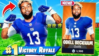 NFL Skin ODELL BECKHAM JR Challenge in Fortnite