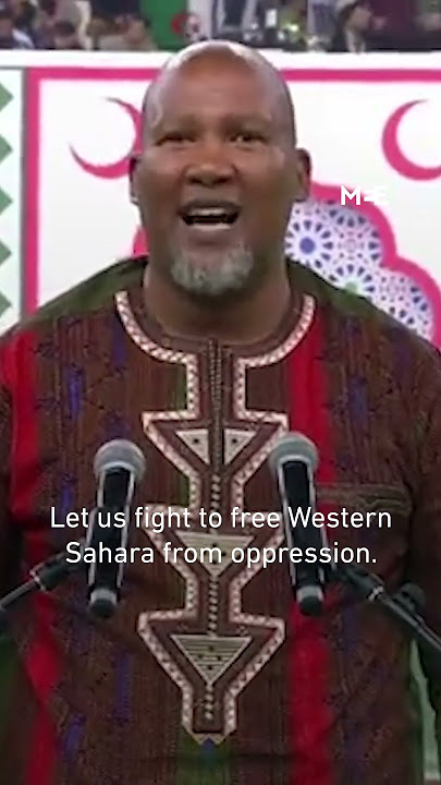 Mandela’s grandson shows solidarity with Palestine and Western Sahara