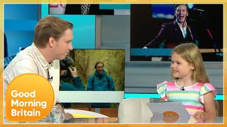 George Ezra is Interviewed By Adorable Pint-Size Kid In the GMB Studio! | Good Morning Britain