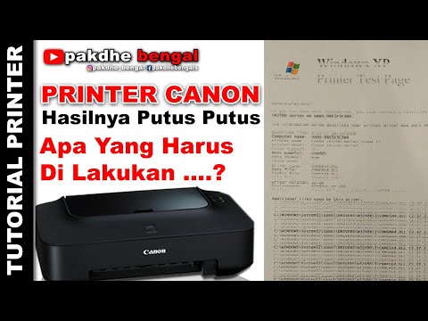 Video: Printer Mencetak Dengan Garis-garis: Mengapa Strip? Bagaimana Jika Mencetak Garis-garis Setelah Mengisi Ulang Kartrid?