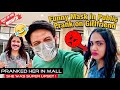 Funny Mask Prank on Girlfriend in Public Mall | Super Hillarious | She got Upset