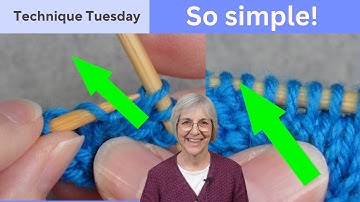 Easiest Way to Remember Make 1 Increases // Technique Tuesday