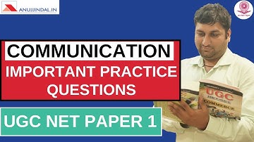 Communication Important Practice Questions | UGC NET Paper 1 Dec 2019