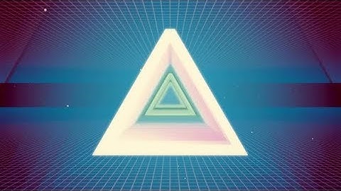 Flying Tunnel Triangle Light Retro 05 HD | Motion Graphics - Videohive template