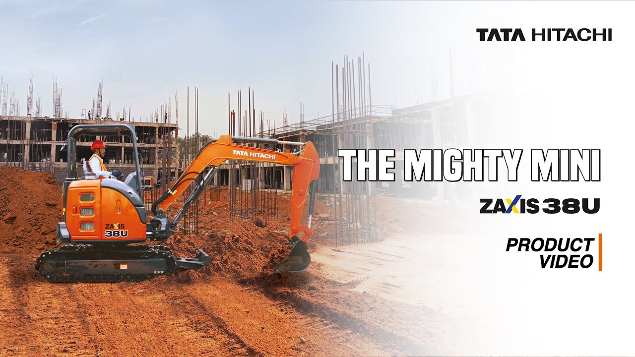 ☆タタ☆ Tata Hitachi ZAXIS 38U, The Mighty Mini - YouTube