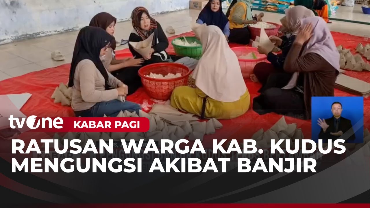 Banjir di Kudus Meluas, Pengungsi Terus Bertambah | Kabar Pagi
