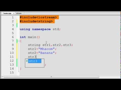 ภาษาซีพลัสพลัส CPP 032 IntroduceToStringClass