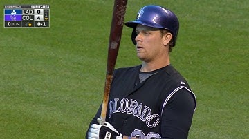 LAD@COL: Morneau collects four hits in Rockies