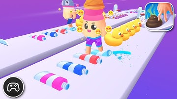 Crushy Fingers - Gameplay Walkthrough Part 14 - Racing Game Levels 93-95 (iOS, Android)