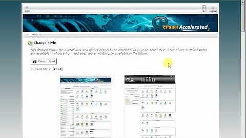 Changing your cPanel