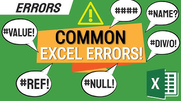 Fix 6 Common Excel Errors in 1 Video 🔥🔥🔥