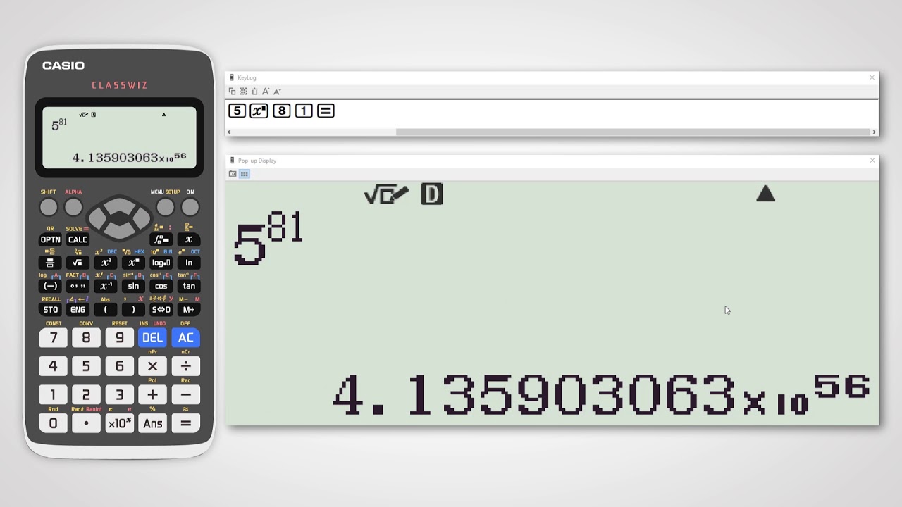 Finding Higher Degree on Casio fx-991 EX Classwiz - YouTube