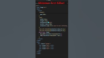 Jumping Dots Loader | CSS Animation