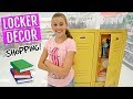 Back To School Shopping | Locker Decor For High School!