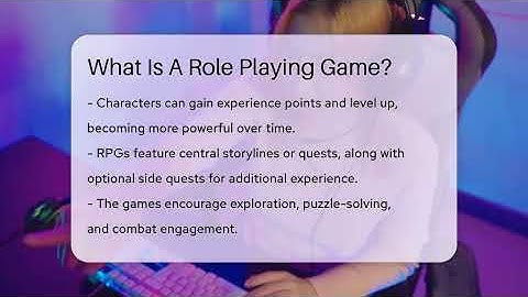 What Is A Role Playing Game? - Video Gamers Vault