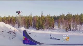 Double Backflip... On A Snowmobile!