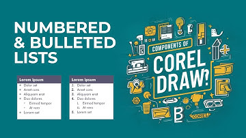 Corel Draw Tips & Tricks Adding Bullets in CorelDraw | Bulleted & Numbered List