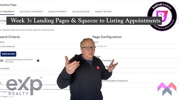 Week-3 Landing & Squeeze Pages to Listing Appointments