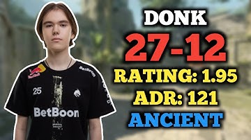 CS2 POV | DONK (27-12) FACEIT RANKED (ANCIENT) | COM VOZ