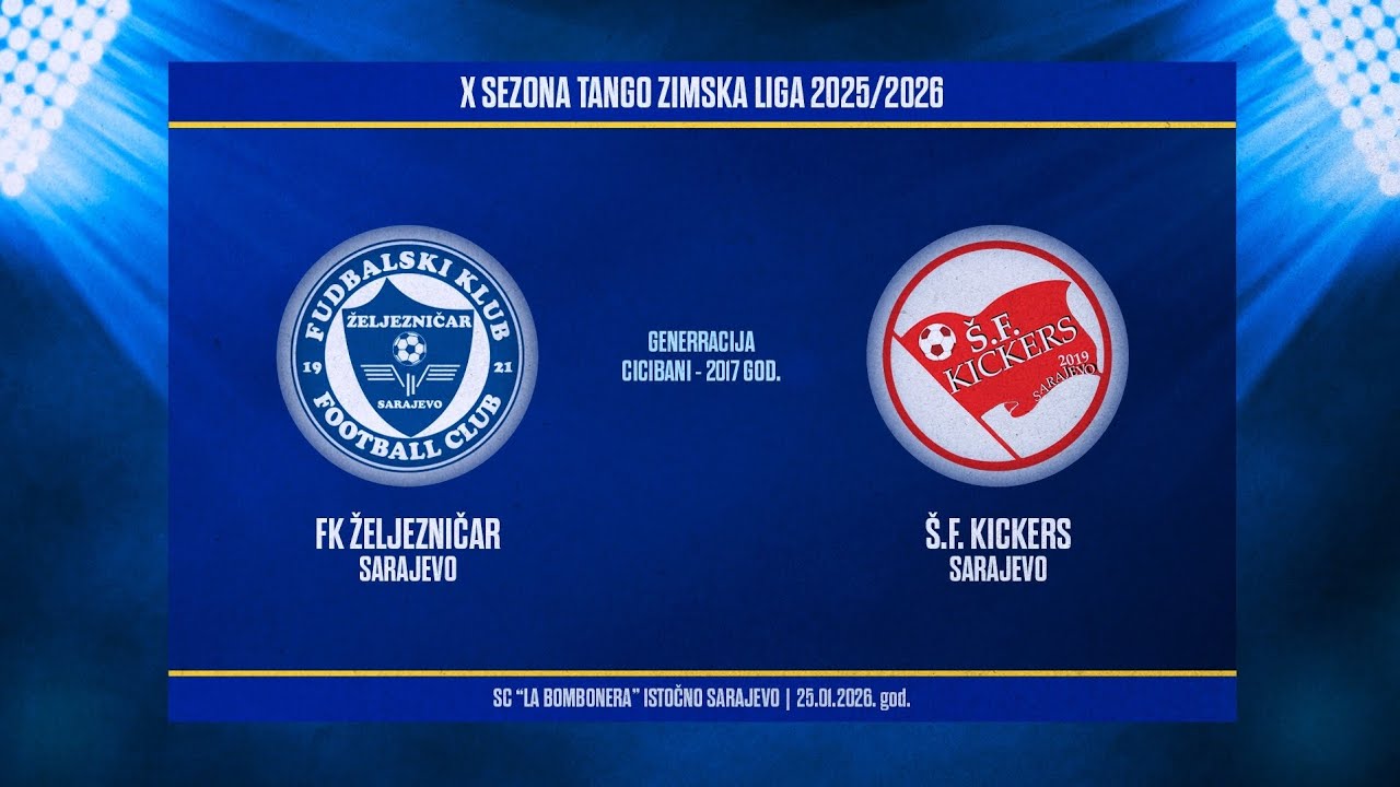 X sezona Tango zimska liga: FK ŽELJEZNIČAR - Š.F. KIICKERS 1:0