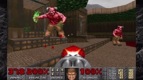 DOOM 1993: Barons of Hell Boss fight