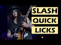 Quick Guitar Licks: Slash | Easy & Fast Slash Licks & Techniques