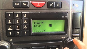 How to set time clock on Range Rover sport 2006-2009