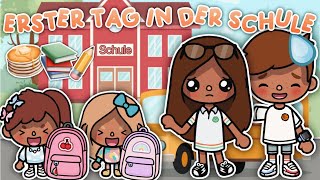 DER ERSTE TAG IN DER SCHULE 📚✏️ *AESTHETIC* | ROUTINE/ GESCHICHTE | TOCA BOCA STORY DEUTSCH