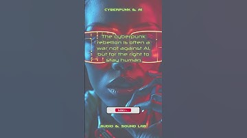 The cyberpunk rebellion is often a war not against AI, but for the right to stay human