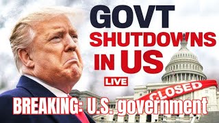 BREAKING: U.S. government shuts down after Congress fails to reach a funding deal