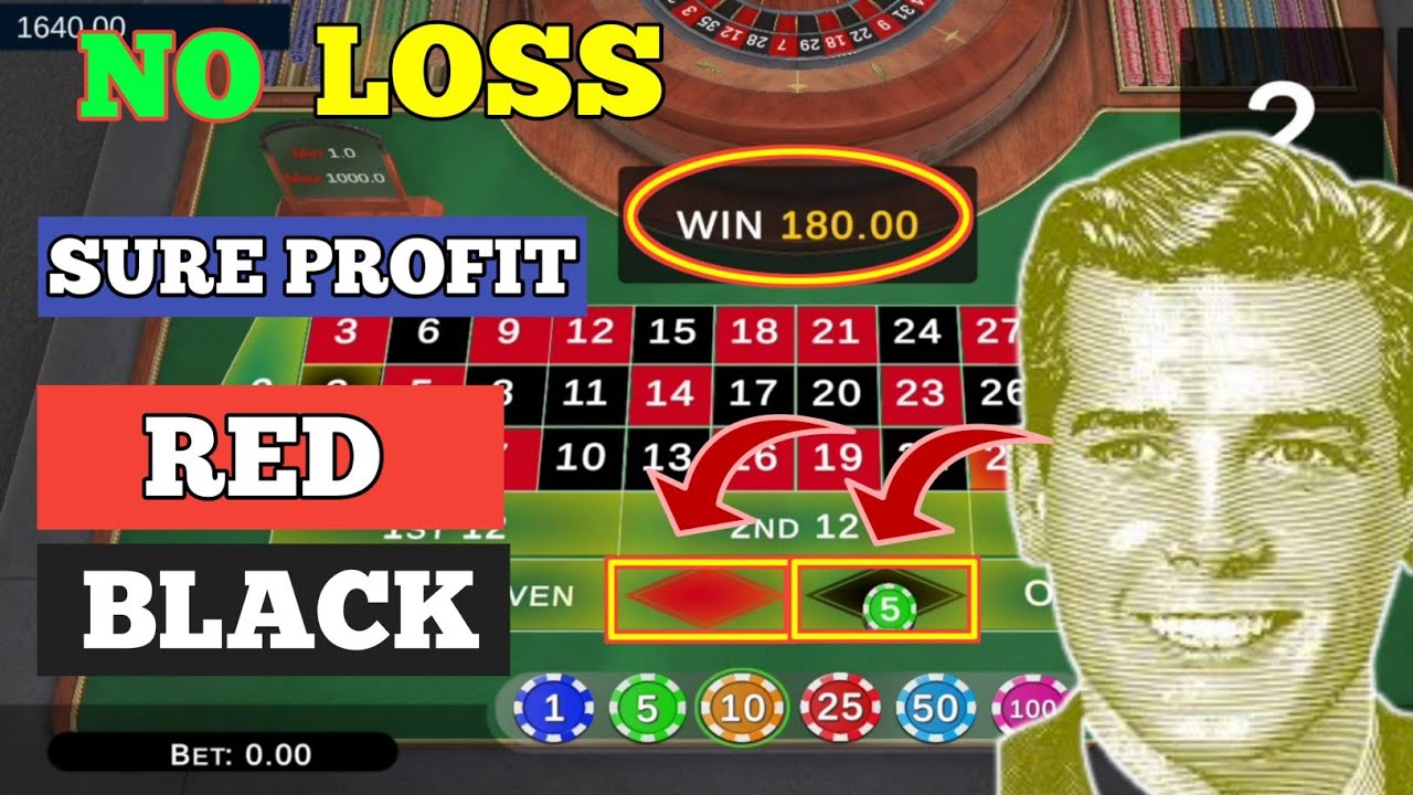 NO LOSS SURE PROFIT 🌹 How To Win Red & Black Roulette Strategy To Win Roulette Tricks