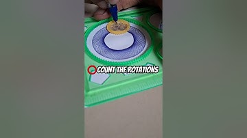 ⭕How many total rotations did the pen make?🤔 #yt #short #asmr #satisfying #creative #art #spirograph