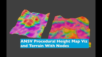 LIVENODING 1128  / ANSV Procedural Height Map Visualization and Terrain