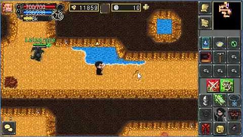 TibiaME quest Fabulara Portal do Flame World 18 Guild P O W E R