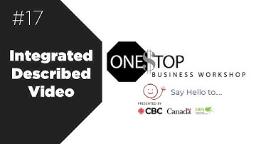 How to create an Integrated Described Video for your content | One Stop Business